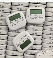 Reloj despertador de ducha, resistente al agua, con cuenta atrás, pantalla digital grande