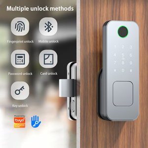 Glomarket Smart Fingerprint Password Digital Gate Double Sided Door <b>Locks</b> Tuya Ttlock <b>Lock</b> LK0154 Wifi Smart Door <b>Lock</b> LK0154 - Product Image 3