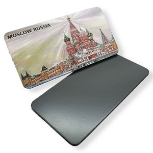 Nouveaux produits : Autocollants rectangulaires pour réfrigérateur, aimants en feuille souvenir touristique pour frigo - Product Image 2