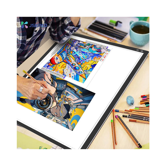 Adjustable Illumination Magic Pad Light up Led Drawing Tablet ultra Thin A4 Led Light Pad for Handwriting Sketching