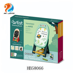 2022ใหม่<span class=keywords><strong>2</strong></span> In 1เด็กการศึกษาที่มีพรสวรรค์จิตรกรสองด้านกระดานวาดภาพของเล่นพลาสติกคณะกรรมการการเขียนสำหรับเด็ก - Product Image 6