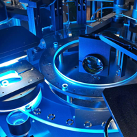 Dispositif d'inspection optique de la vision avec caméra 3CCD, détecteur de défauts de fiches en cuivre, protection IP55, précision de 0,01 mm, fonctionnement à froid automatique