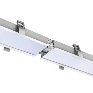 Luz Lineal LED Empotrable de Aluminio Enlazable, Blanco Cálido, 1200 mm, Iluminación Lineal para Biblioteca, Oficina, Centro Comercial, Gimnasio - Product Image 3