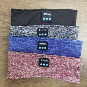 ยืดหยุ่น BT แถบคาดศีรษะ Sweatband ชุดนอน V5.0 ชุดหูฟังลําโพงไร้สายหูฟังกีฬาวิ่งหูฟังสเตอริโอ HD - Product Image 6