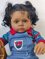 R & B Real Bonecas Lol Doll Toddler Newborn Bebe Reborn Completo De Silicon Black Reborn Dolls Silicone