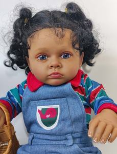 R & B Real Bonecas <span class=keywords><strong>Lol</strong></span> Doll Toddler Newborn Bebe Reborn Completo De Silicon Black Reborn Dolls Silicone - Product Image 2