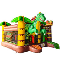 Château gonflable sur le thème des dinosaures videur gonflable de vente chaude toboggan pour enfants et maison gonflable