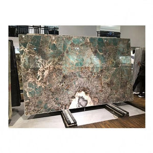 A Grade Luxury Nature Stone Amazonite Green Onyx Marble Slab - Product Image 2