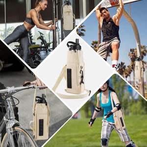 Magnetic Gym Bag 2 in 1 <b>Water</b> Bottle Carrier Bag for Stanley 30/40 oz with Handle <b>Pouch</b> Holder with Adjustable Shoulder Strap - Product Image 5