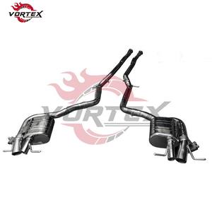 Échappement Catback Vortex pour Mercedes Benz W223 S400 S450 2020-2025, en acier inoxydable, silencieux Valvetronic, finition polie miroir - Product Image 2