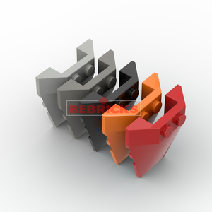 ตัวต่อ BEBRICKS รุ่น 48939 รูปทรงลิ่ม 4x4 แบบสามขา ของเล่นตัวต่อสำหรับเด็ก MOC Slope <span class=keywords><strong>Creator</strong></span> - Product Image 6