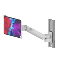 Support mural en alliage d'aluminium avec bras de levage à ressort à gaz pour écran de moniteur ECG, ordinateur, salle d'opération hospitalière