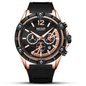 Popular Men's Watch Multifunctional Sports Calendar <b>Waterproof</b> Quartz <b>Wristwatch</b> - Product Image 2