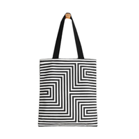 Nouvelle mode nouveau produit à la mode sac fourre-tout en coton blanc réutilisable écologique sac en toile de coton en gros