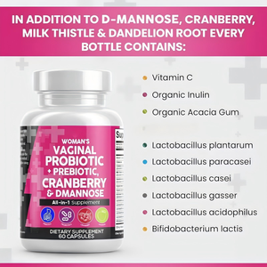 Complément alimentaire probiotique pour femmes OEM, halal, vitamine C, pilule de canneberge, capsule probiotique à la canneberge - Product Image 2