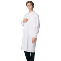 Vente en gros d'uniformes médicaux à manches longues personnalisés blouse blanche de médecin blouses de laboratoire de pharmacie d'hôpital pour femmes et hommes