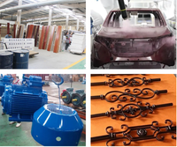 Four de peinture en poudre professionnel de 2 mètres, four de séchage électrique, four de cuisson, fabriqué en Chine