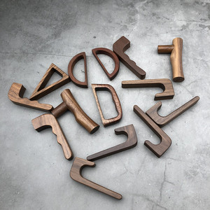 Empuñadura de Cuchillo de Madera de Nogal Negro Personalizada, Piezas EDC Mecanizadas por CNC, Fabricante de Madera de Alta Precisión OEM ODM - Product Image 3