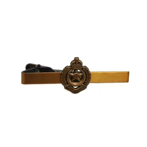 Thời Trang Kinh Doanh Quà Tặng Tie Bar Nhà Sản Xuất Tùy Chỉnh Logo Kim Loại Tie Clips Đối Với Men Tie Clips