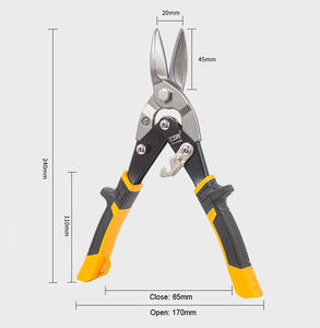 Kéo cắt kim loại YTH Aviation, lưỡi thép Chrome Vanadium, cắt thẳng trái phải, dùng để cắt tấm kim loại - Product Image 3