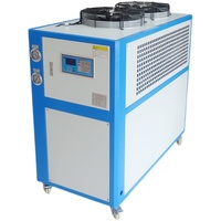 Refroidisseur d'eau à défilement industriel à longue durée de vie Refroidisseur d'air à faible consommation Refroidisseur à vis avec moteur Pompe à chaleur Caractéristiques refroidies à l'eau