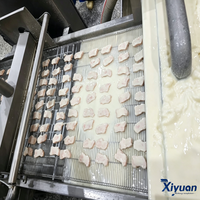 Machine de formage entièrement automatique de nuggets de poulet, taille et forme personnalisables, pour les usines de transformation de produits alimentaires à base de poulet