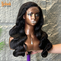 Pelucas de Cabello Humano con Ondas Suaves, Línea de Cabello Pre-Arrancada, Encaje Frontal Transparente HD 5x5, Sin Pegamento, con Cordón Ajustable para Mujer - ¡Venta Caliente!