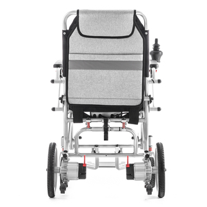 Frenado preciso Estacionamiento preciso Torneado suave Viaje conveniente para personas discapacitadas Silla de ruedas eléctrica de aleación de aluminio - Product Image 4