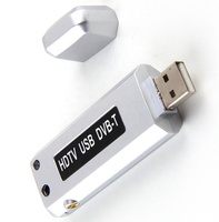 Externe Mini USB DVB-T Dongle Bâton De TÉLÉVISION Numérique Récepteur Tuner Enregistreur avec Télécommande