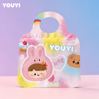 Pochettes personnalisées de formes spéciales, sacs à fermeture éclair avec poignée, conception et impression sur mesure, emballage cadeau pour la vente au détail