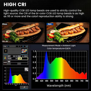 Luce <span class=keywords><strong>Video</strong></span> portatile portatile a LED per esterni 60w illuminazione fotografica 2700-6500K per <span class=keywords><strong>youtube</strong></span> <span class=keywords><strong>Video</strong></span> Live - Product Image 3