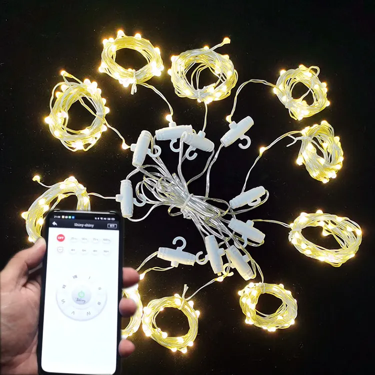 Phone App 3mx3m 300L 2835 Remote Control USB Big Fairy Christmas LED Curtain Wall Decoration Light