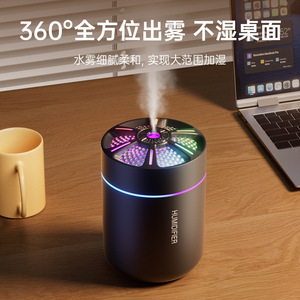 Ultrasonic <b>Humidifier</b> 0.5L Color Changing LED Car Desktop Portable USB Powered Aromatherapy Mist Maker - Product Image 4