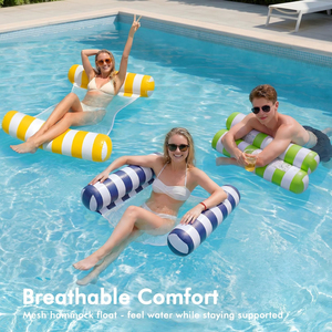 <b>Inflatable</b> Pool <b>Floats</b> Floating Water Hammock for Adults Kids Summer Outdoor Indoor Pool Lounge <b>Inflatable</b> <b>Float</b> Water Mattress - Product Image 4