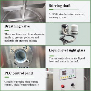 Equipo de Fermentación Eléctrico de 500l para Cerveza Artesanal, Máquina de Elaboración de Cerveza para Restaurantes y Cervecerías - Product Image 4