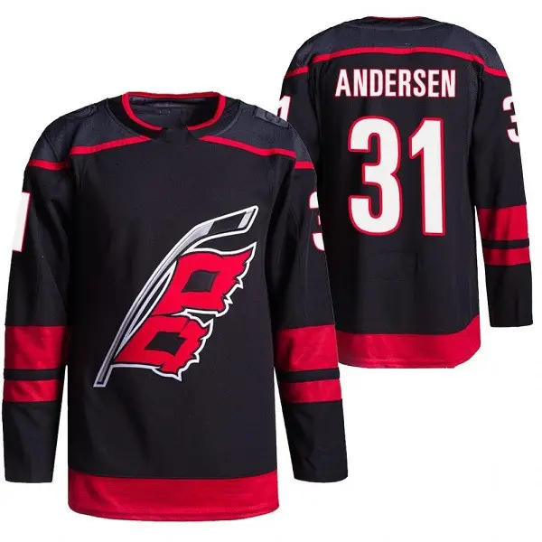 2022 Wholesale Cheap Stitched Sports Ice Hockey Jerseys Carolina 31 Frederik Andersen 20 Aho