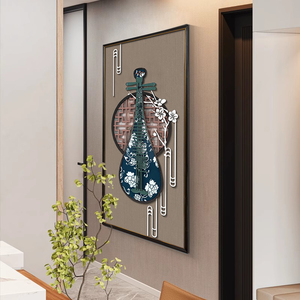 Khắc nghệ thuật truyền thống, lớp phủ màu phun, phòng trưng bày thanh lịch mùa thu, sơn trang trí vàng cho văn phòng và nhà - Product Image 5