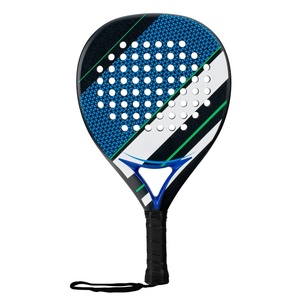 Raqueta de Tenis Playa Profesional KingQ AMA King1 con Logotipo Personalizado, Superficie 3D Duradera, Fibra de Carbono 18K, Cubierta de Espuma EVA, Acabado Brillante/Mate - Product Image 2