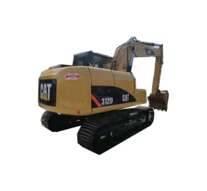 Factory price used cat 312d excavators Secondhand construction machinery cat 312d crawler excavators for sale