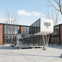 Cabine de luxe préfabriquée Voros 20ft 40ft, design européen, étanche et durable, maison conteneur avec chambre et salle de bain pour hôtel