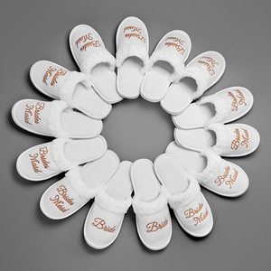 Slipper <span class=keywords><strong>sposa</strong></span> soffice <span class=keywords><strong>pantofole</strong></span> <span class=keywords><strong>da</strong></span> casa per le donne scarpe <span class=keywords><strong>da</strong></span> <span class=keywords><strong>sposa</strong></span> per la <span class=keywords><strong>sposa</strong></span> <span class=keywords><strong>sposa</strong></span> appartamento tribù damigella d'onore proposta scatola - Product Image 6