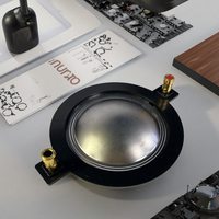 Gertsound Bobine vocale 72 mm, dôme en titane, tweeter argenté, accessoires de haut-parleur de Chine 2025