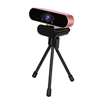 Kamera Webcam 1080P USB 2.0 untuk PC dengan Mikrofon dan Tripod