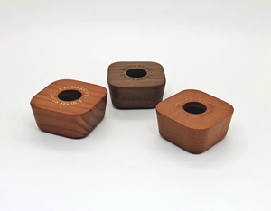 Tapa de Madera de Acacia Personalizada de Alta Calidad para Botellas de Perfume Árabes, Cuadrada de Vidrio de 100 ml, Lujosa, Vacía, con Pulverizador y Cierre de Rosca - Product Image 3