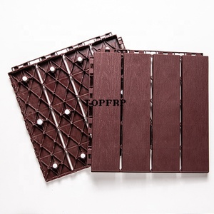 Outdoor Terrace Courtyard Garden Self-laid Wood Grain <b>Plastic</b> <b>Flooring</b> - Product Image 2