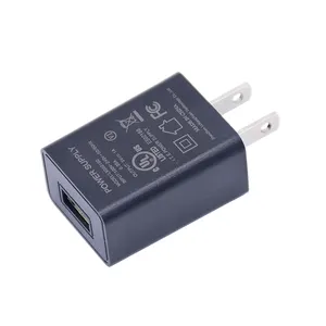 Adaptor Daya Soket Dinding 5V Universal, Pengisi Daya Usb 2,4 A 12W 110V Ke Usb