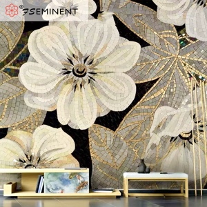 Mosaico Murale Artistico Fatto a Mano, Personalizzabile con Vari Motivi, Ideale per Decorazioni Murali Moderne - Product Image 3