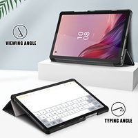 Lenovo Tab M9 kılıfı TB-310FU 9 inç 2023 PU deri üç katlanır Stand manyetik Flip standı kapak için Lenovo tab M9 Tablet kılıfı