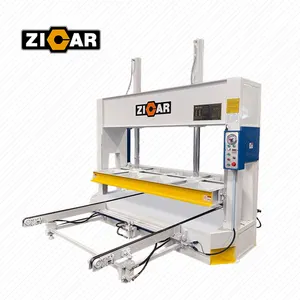 ZICAR Hydraulic Plywood 50t Particle Board Wood Panel Cold Press Machine for making woodworking furniture