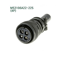 Conector DIN MIL-C-5015 22-22P 22-22S MS3102A/E/F/R MS3106A/E/F/R MS3108A/E/F, Enchufe y Receptáculo, Cable Militar IP67 para Automoción